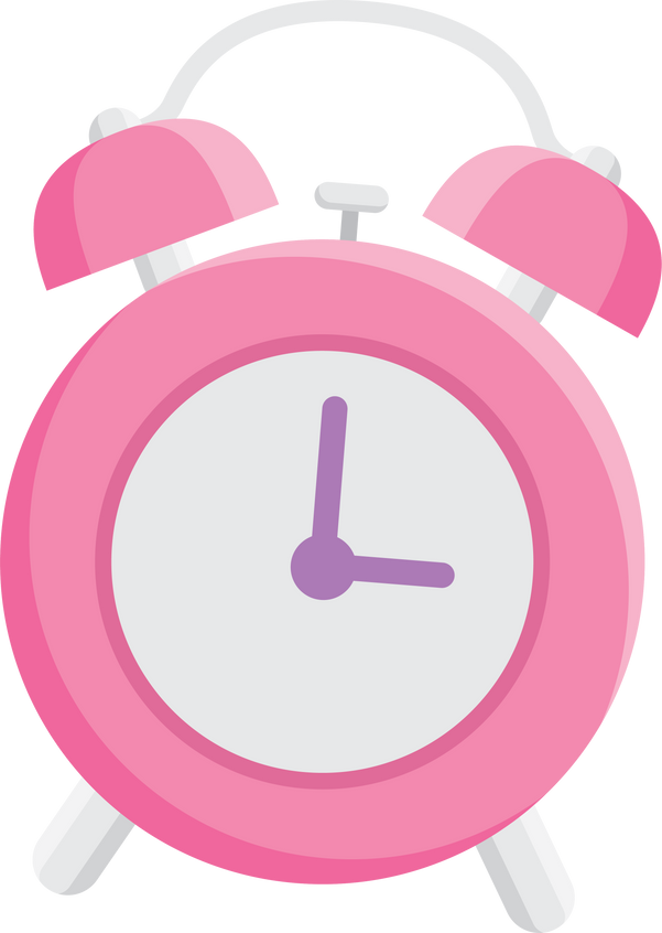 Pink Alarm Clock