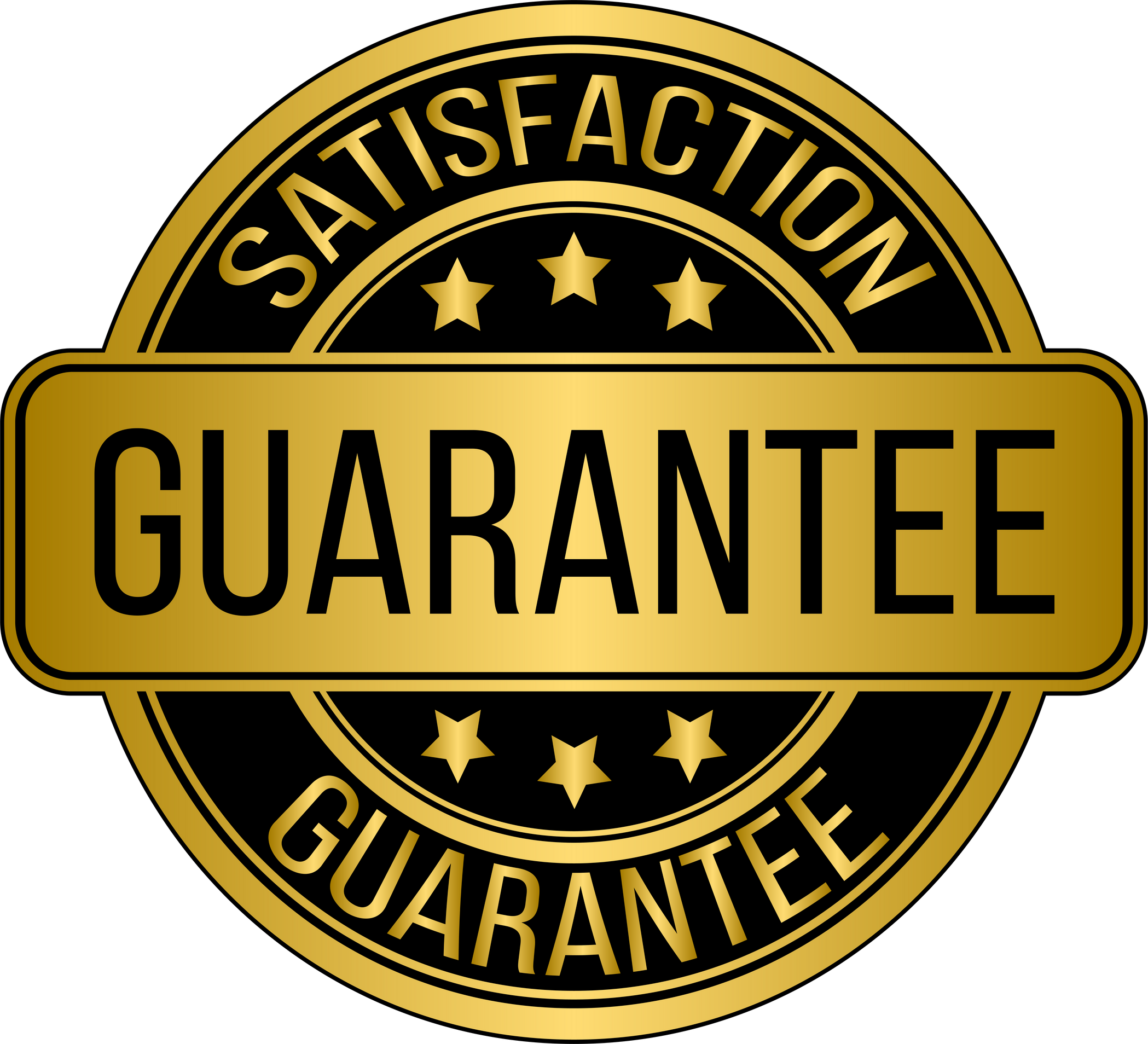 Guarantee golden label, gold guarantee badge